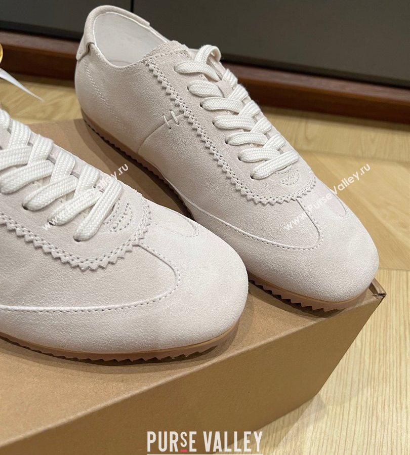 The Row Suede Sneakers White 2025 0711 (syt-250711036)