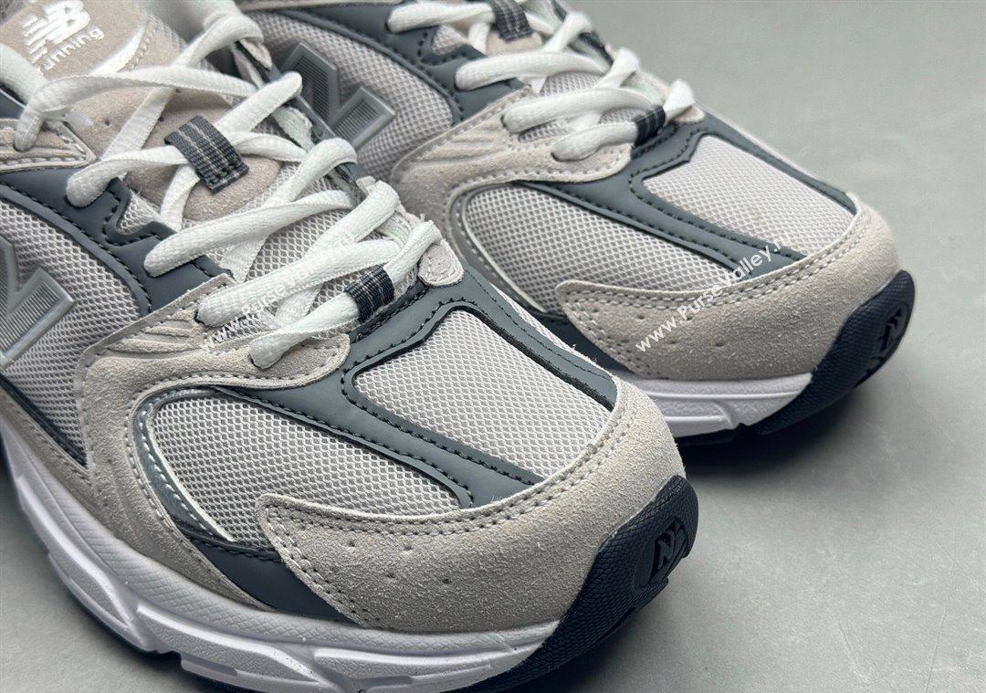 New Balance 530 Sneakers in Mesh and Leather Grey2 2025 0711 (13-250711020)