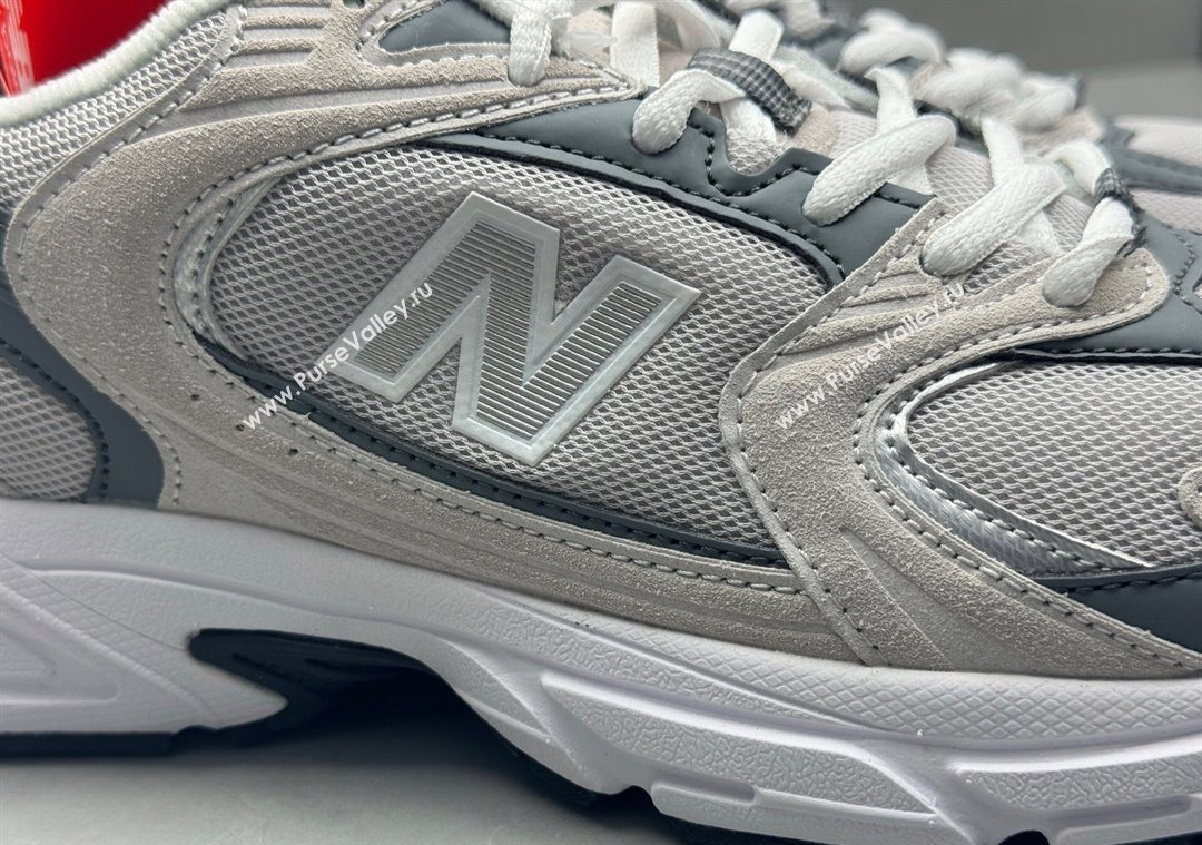 New Balance 530 Sneakers in Mesh and Leather Grey2 2025 0711 (13-250711020)