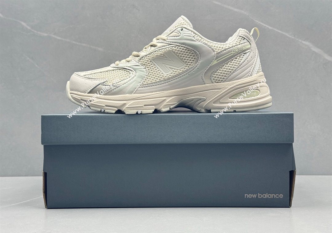 New Balance 530 Sneakers in Mesh and Leather Dusty Beige 2025 0711 (13-250711023)