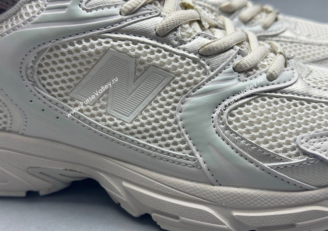 New Balance 530 Sneakers in Mesh and Leather Dusty Beige 2025 0711 (13-250711023)