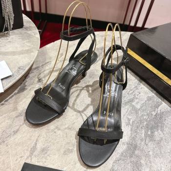 Christian Louboutin Loubigirl Heel Sandals 6.5cm in Calf Leather Black 2025 (MD-250827062)