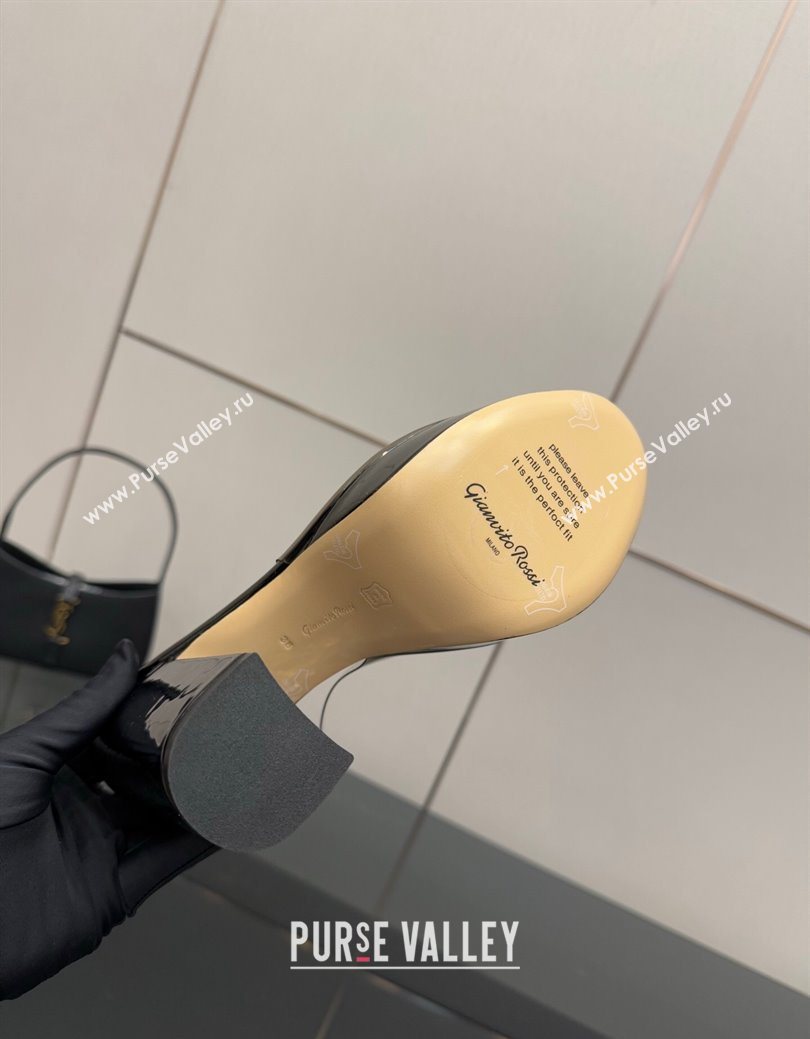 Gianvito Rossi PVC Platform Sandals 11.5cm Black 2025 0827 (SYT-250827045)