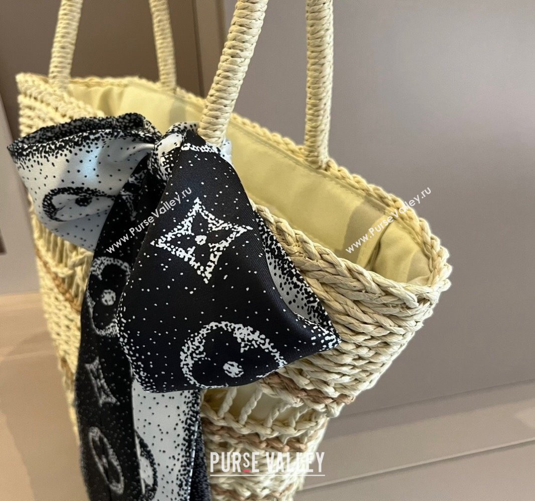 Louis Vuitton Straw Basket bag Beige 2024 051301 (XMN-240513149)