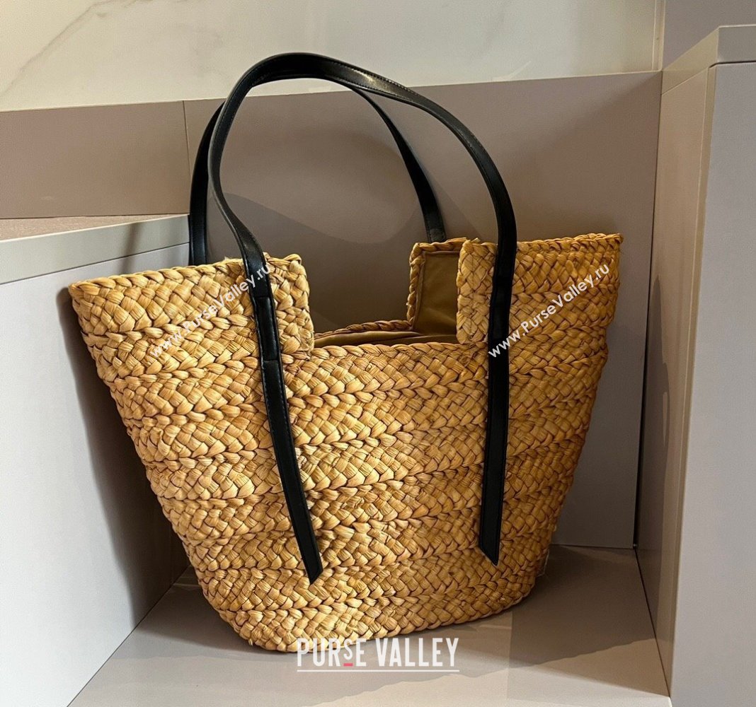 Saint Laurent YSL Straw Basket bag Khaki 2024 0513 (XMN-240513157)