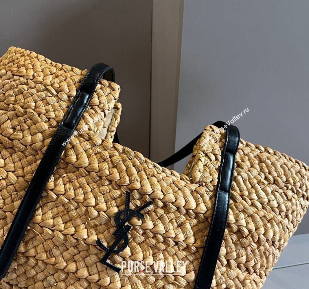 Saint Laurent YSL Straw Basket bag Khaki 2024 0513 (XMN-240513157)