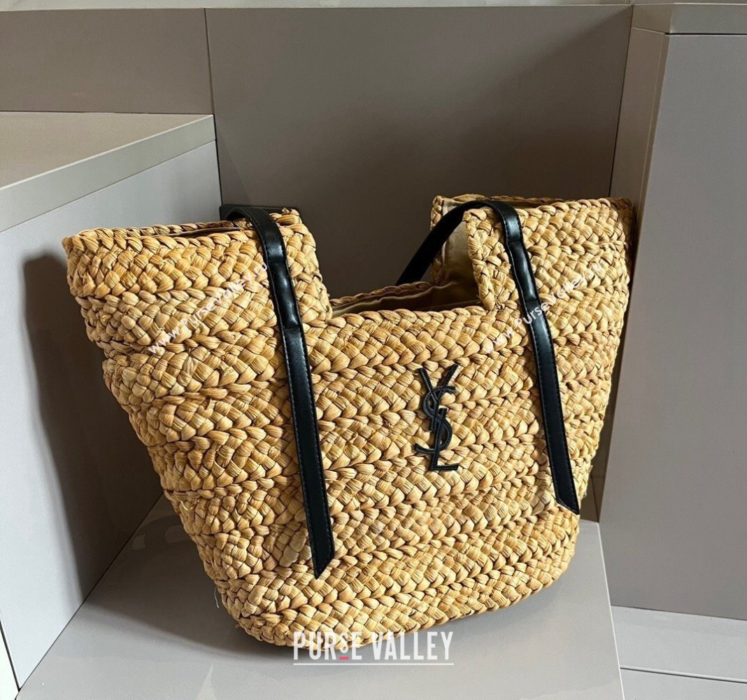 Saint Laurent YSL Straw Basket bag Khaki 2024 0513 (XMN-240513157)