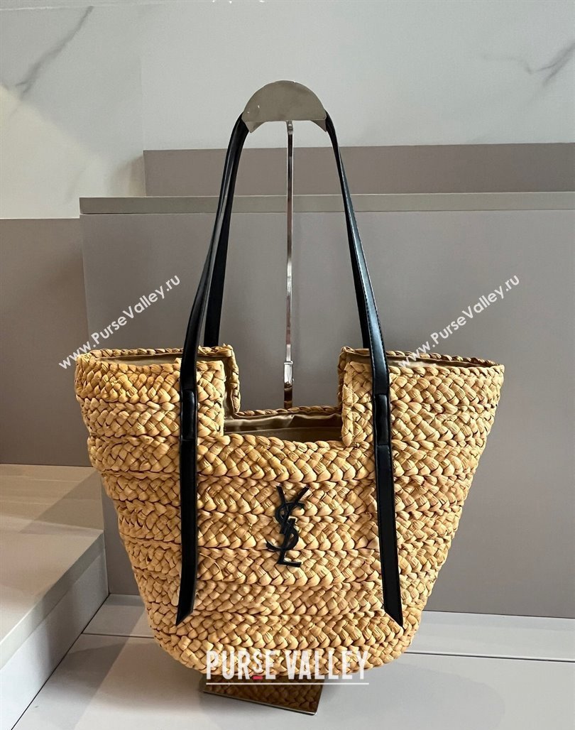 Saint Laurent YSL Straw Basket bag Khaki 2024 0513 (XMN-240513157)