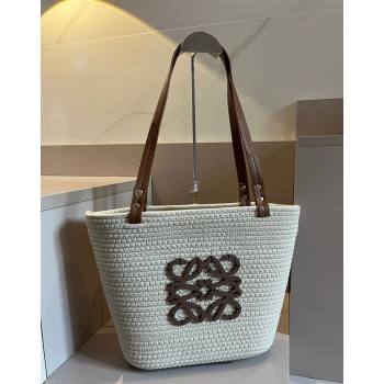 Loewe Anagram Straw Basket Bag Beige 2024 061802 (XMN-240618005)