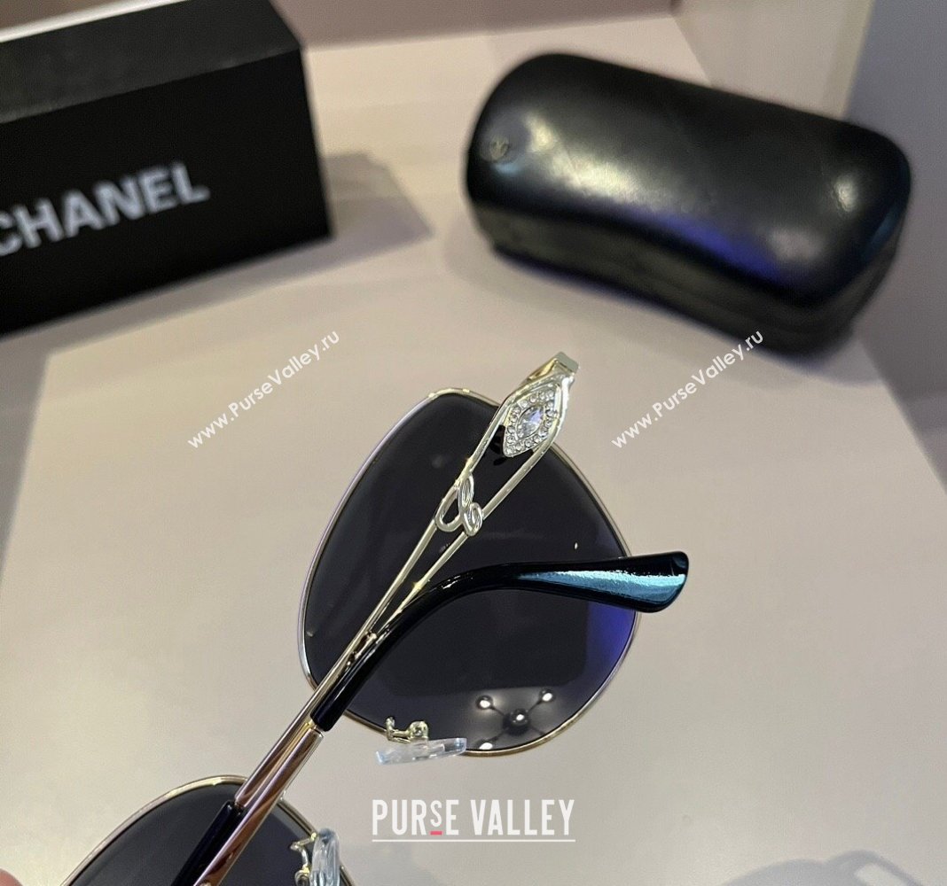 Chanel Sunglasses Black 2024 041001 (XMN-240410003)