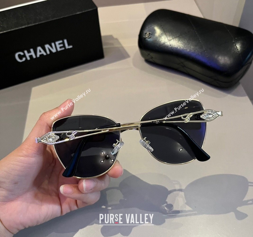 Chanel Sunglasses Black 2024 041001 (XMN-240410003)