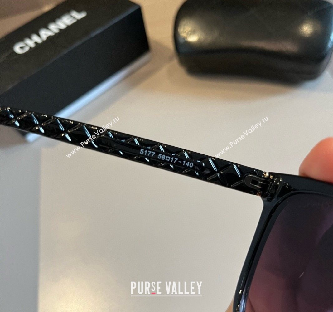 Chanel Sunglasses Black 2 2024 041003 (XMN-240410014)
