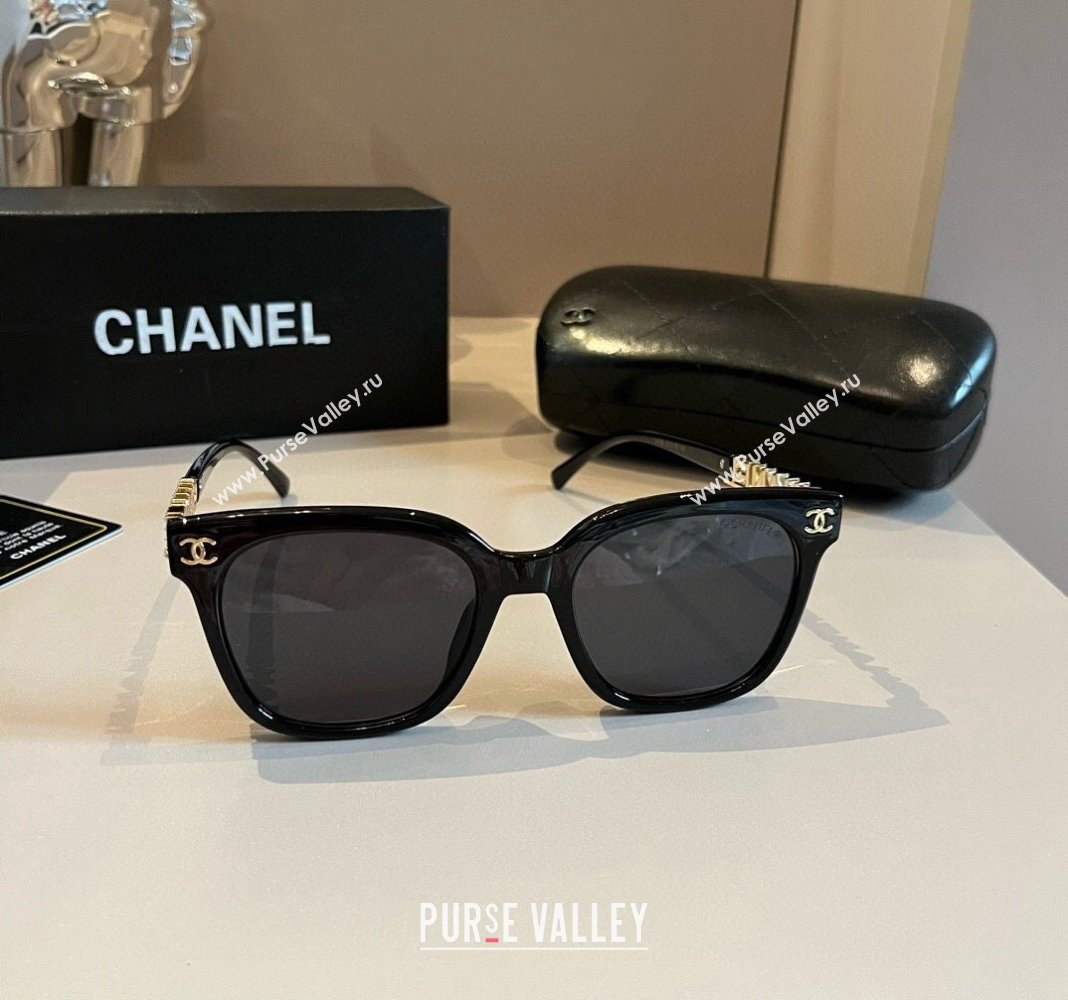 Chanel Sunglasses Black 2024 041004 (XMN-240410015)