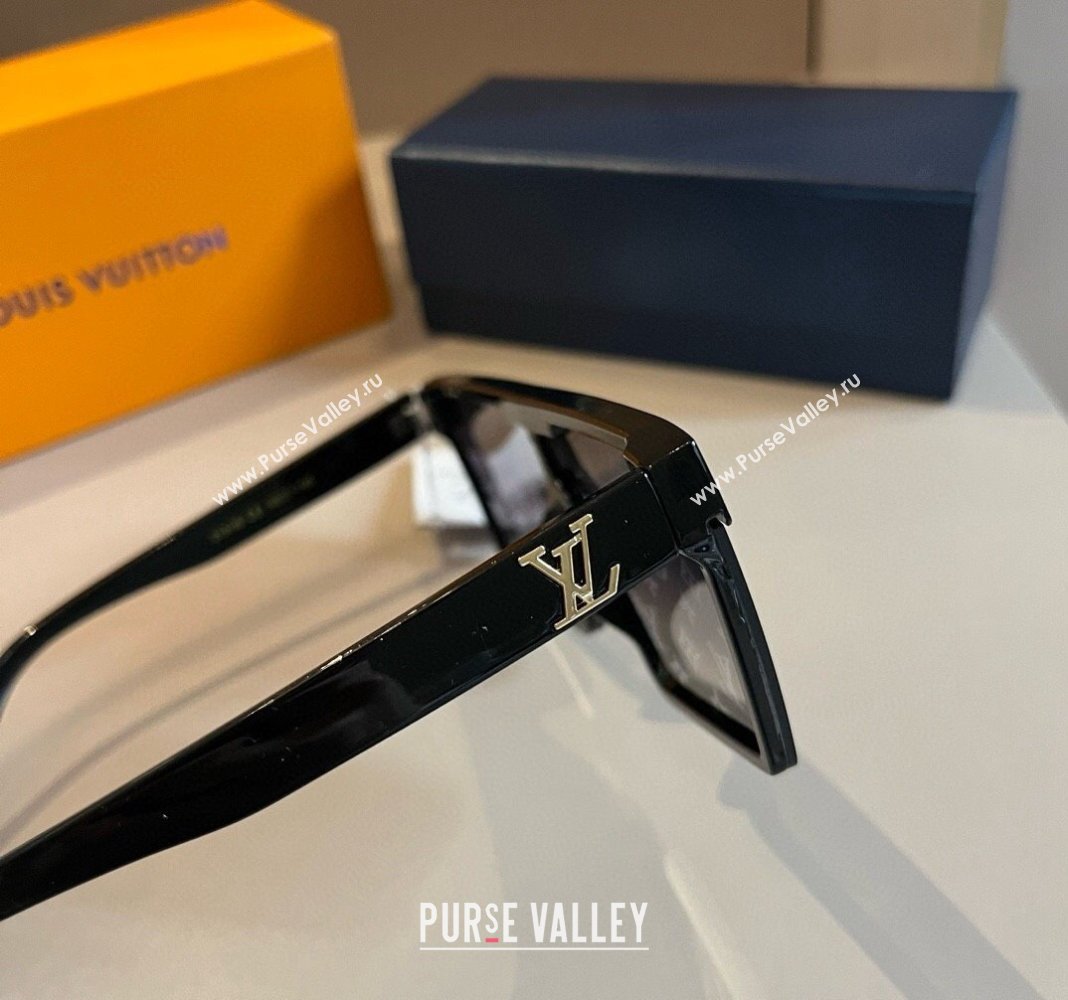 Louis Vuitton Sunglasses Black/Grey 2024 041001 (XMN-240410021)