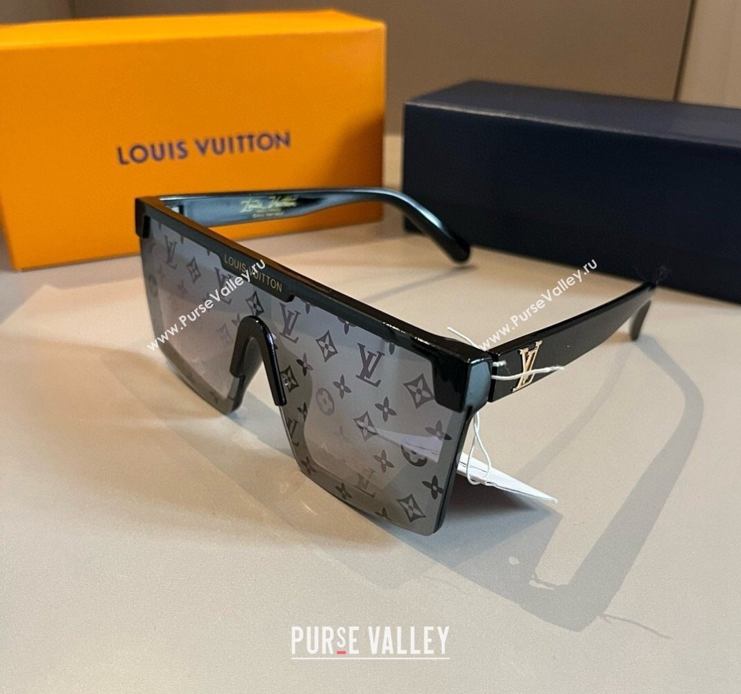 Louis Vuitton Sunglasses Black/Grey 2024 041001 (XMN-240410021)