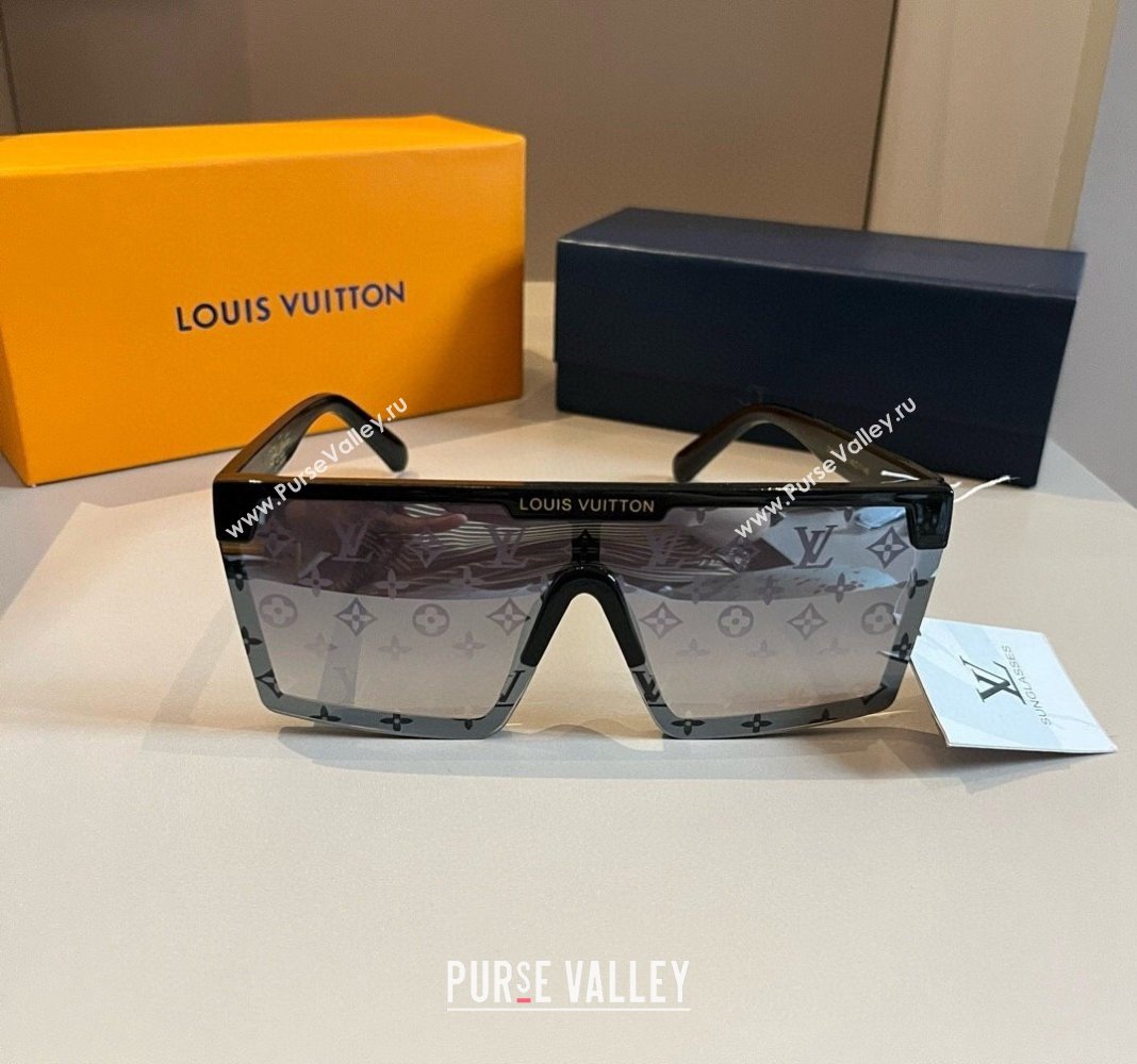 Louis Vuitton Sunglasses Black/Grey 2024 041001 (XMN-240410021)