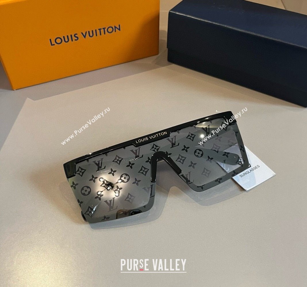Louis Vuitton Sunglasses Black/Grey 2024 041001 (XMN-240410021)