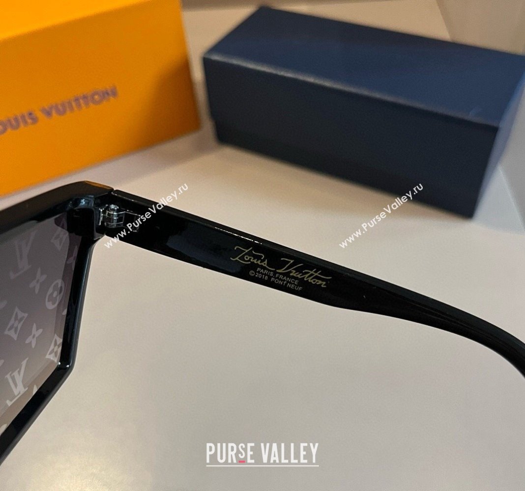 Louis Vuitton Sunglasses Black/Grey 2024 041001 (XMN-240410021)