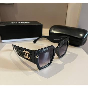 Chanel Sunglasses Black/Purple 2024 041006 (XMN-240410026)