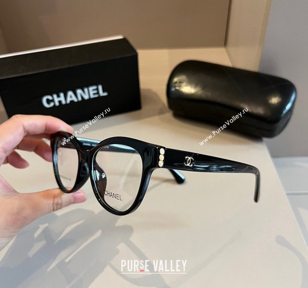 Chanel Sunglasses with Pearls Black 2024 CH3440 (XMN-240410027)
