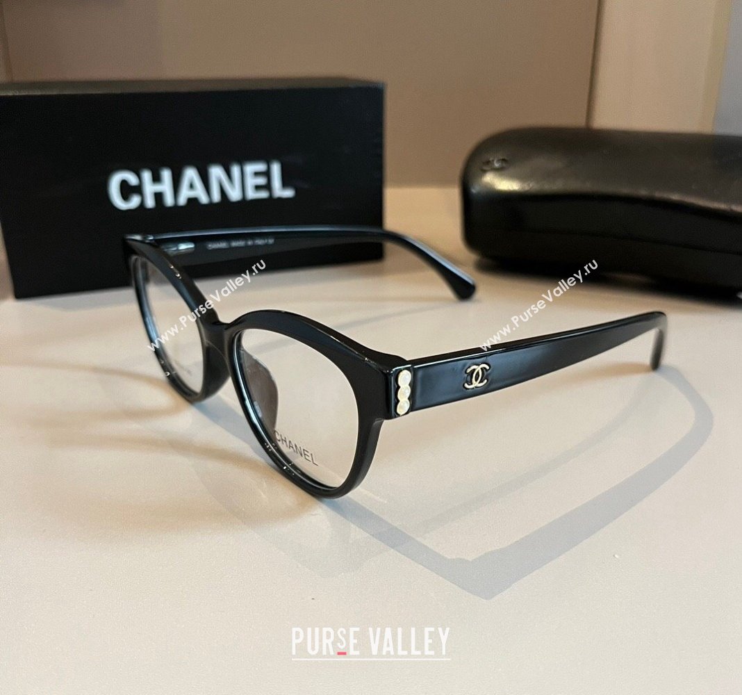Chanel Sunglasses with Pearls Black 2024 CH3440 (XMN-240410027)