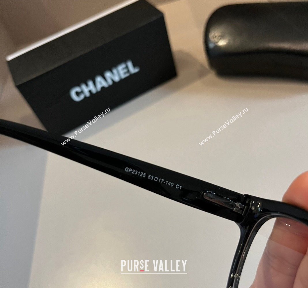 Chanel Sunglasses with Pearls Black 2024 CH3440 (XMN-240410027)