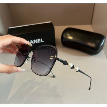 Chanel Sunglasses with Pearls Grey 2024 CH041007 (XMN-240410030)