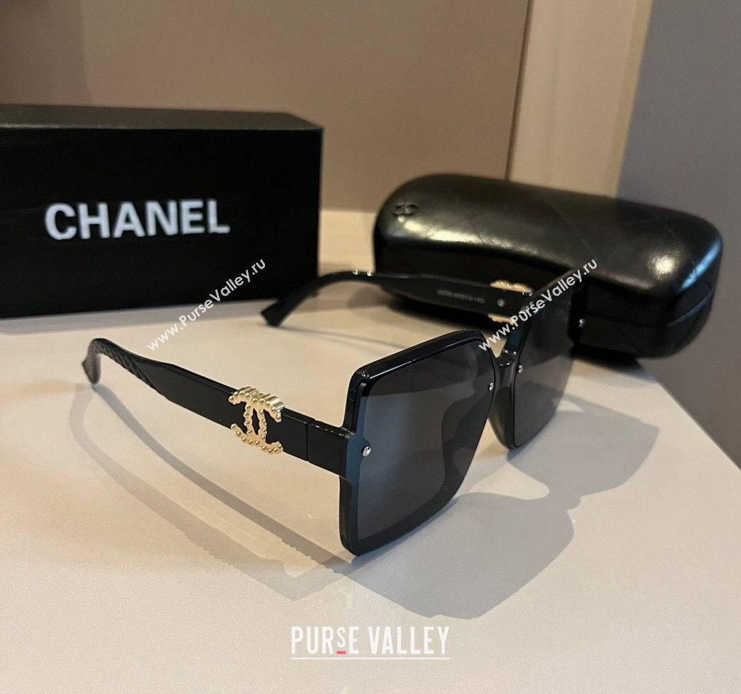 Chanel Sunglasses Black 2024 CH041008 (XMN-240410032)