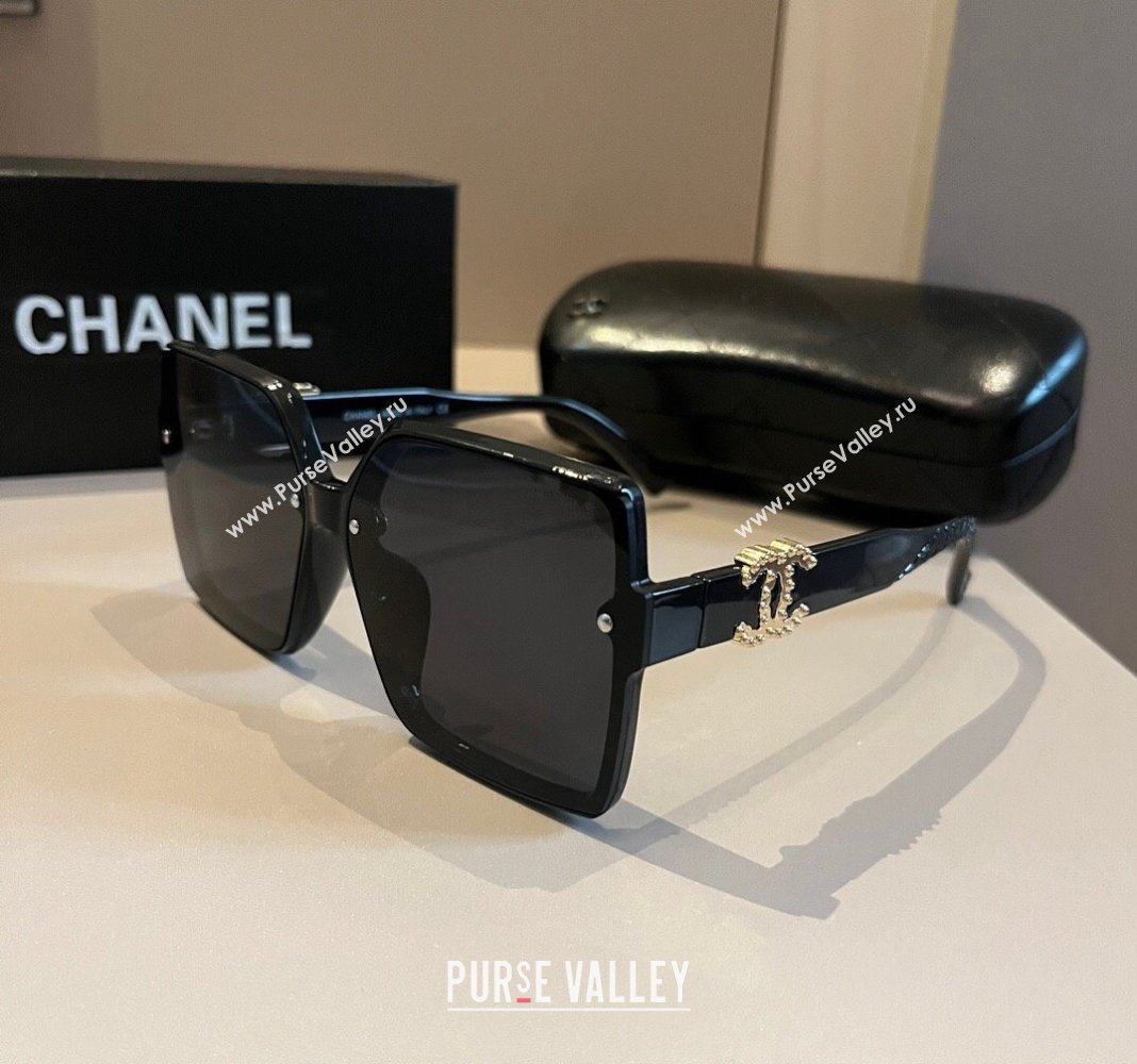 Chanel Sunglasses Black 2024 CH041008 (XMN-240410032)
