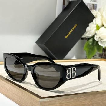 Balenciaga Sunglasses BB0324KS Black/Silver 2024 (A-240710040)