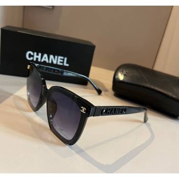 Chanel Sunglasses Black/Purple 2024 0727 (XMN-240727045)