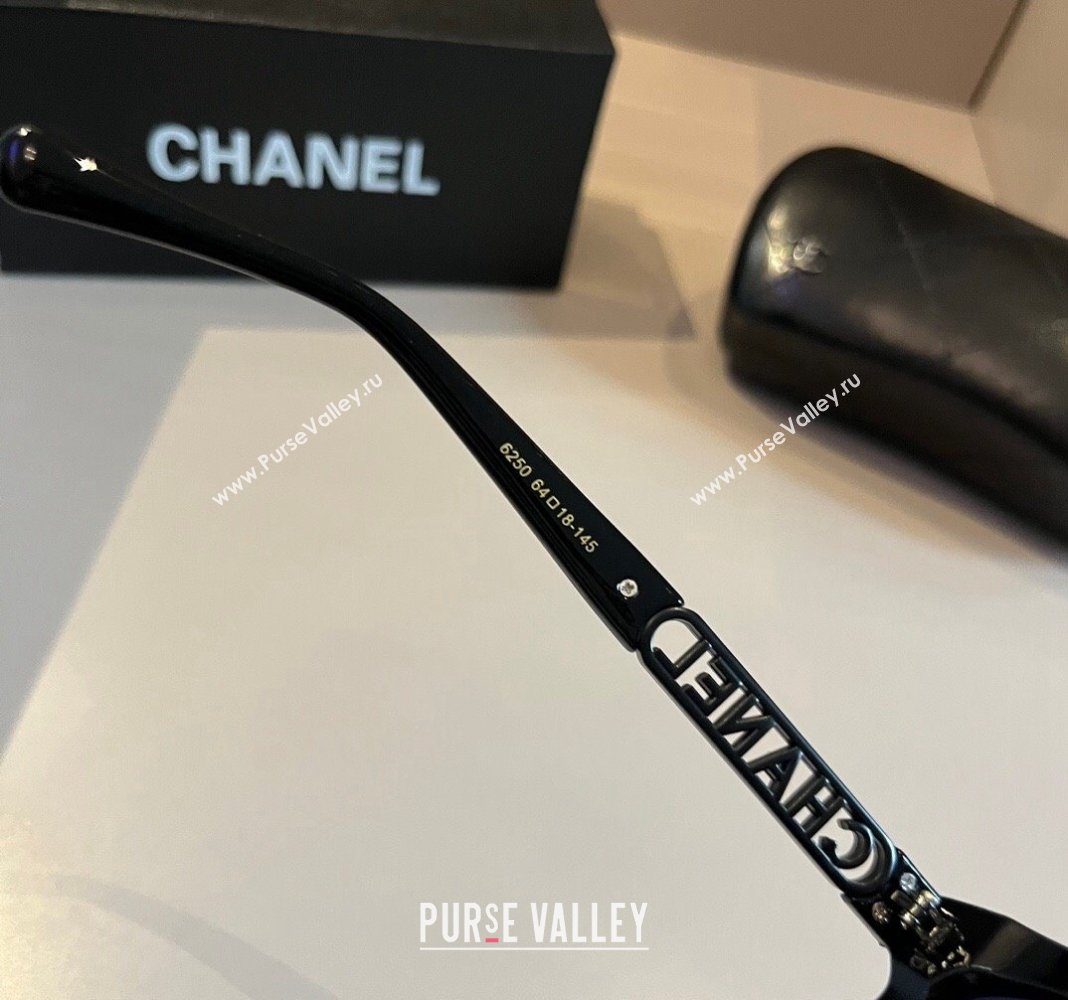 Chanel Sunglasses Black/Purple 2024 0727 (XMN-240727045)