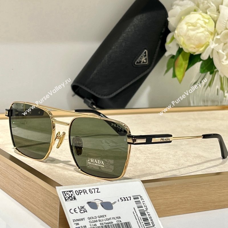 Prada Sunglasses Green 2024 PR67ZS (A-240822069)