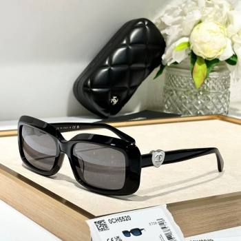 Chanel Heart Sunglasses 1 2024 CH5520 (A-240822024)