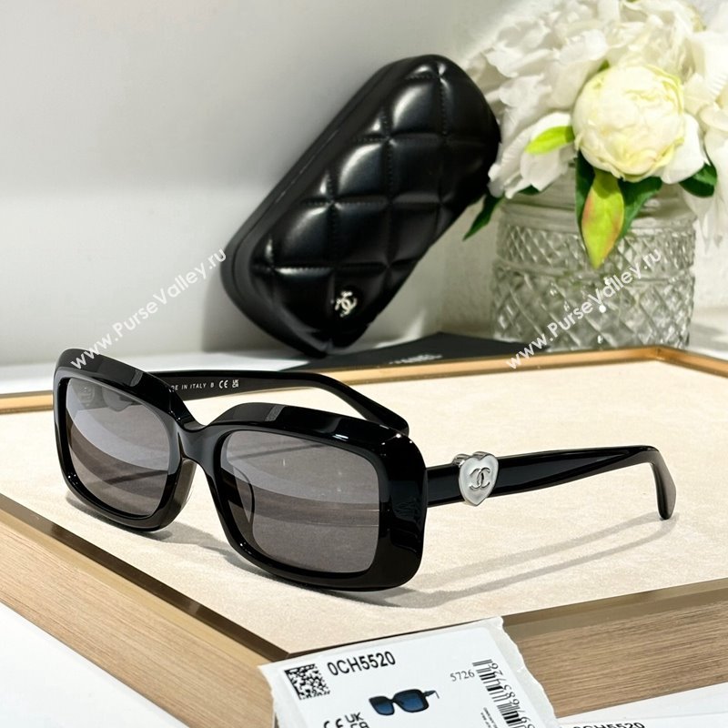 Chanel Heart Sunglasses 1 2024 CH5520 (A-240822024)