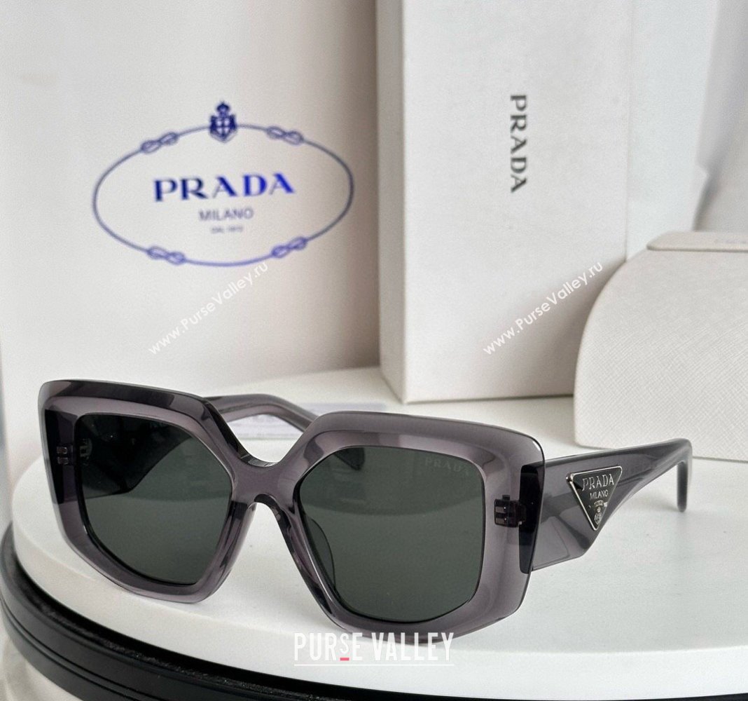 Prada Sunglasses SPR14Z Clear Grey 2024 (A-240914097)