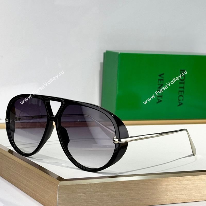 Bottega Veneta Sunglasses Black 2025 BV1274/1273 (SHI-250721041)