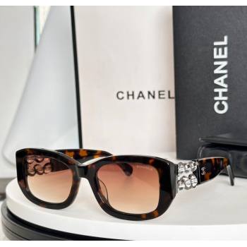 Chanel Sunglasses Tortoise 2025 CH5542 (SHI-250721087)