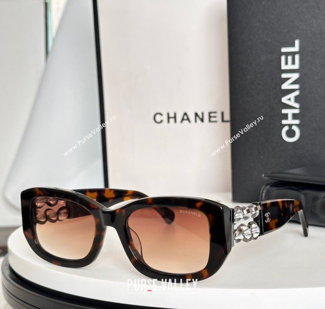 Chanel Sunglasses Tortoise 2025 CH5542 (SHI-250721087)