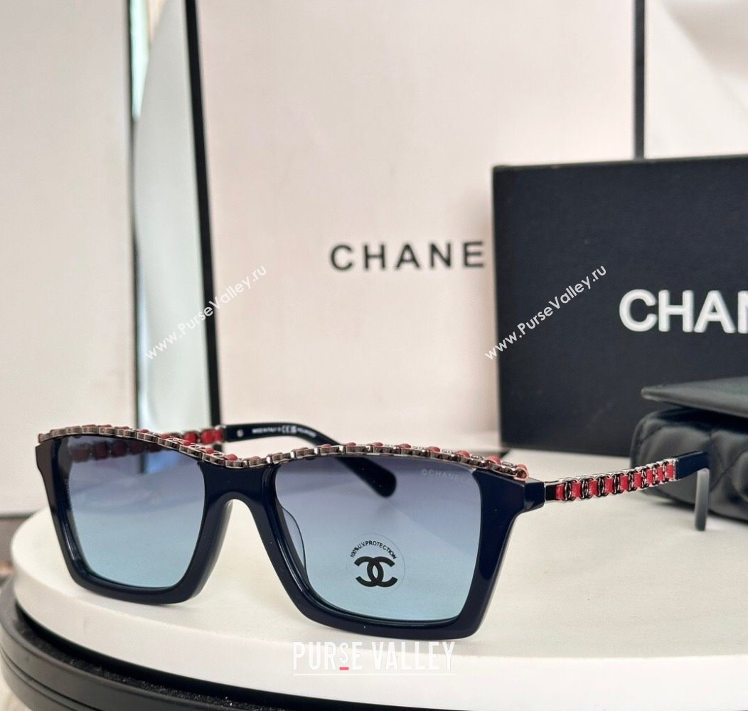 Chanel Sunglasses with Chain 6 2025 CH5548 (SHI-250721093)