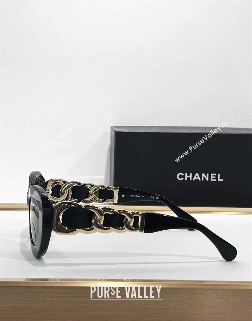 Chanel Sunglasses with Chain 1 2025 CH9182 (SHI-251110092)