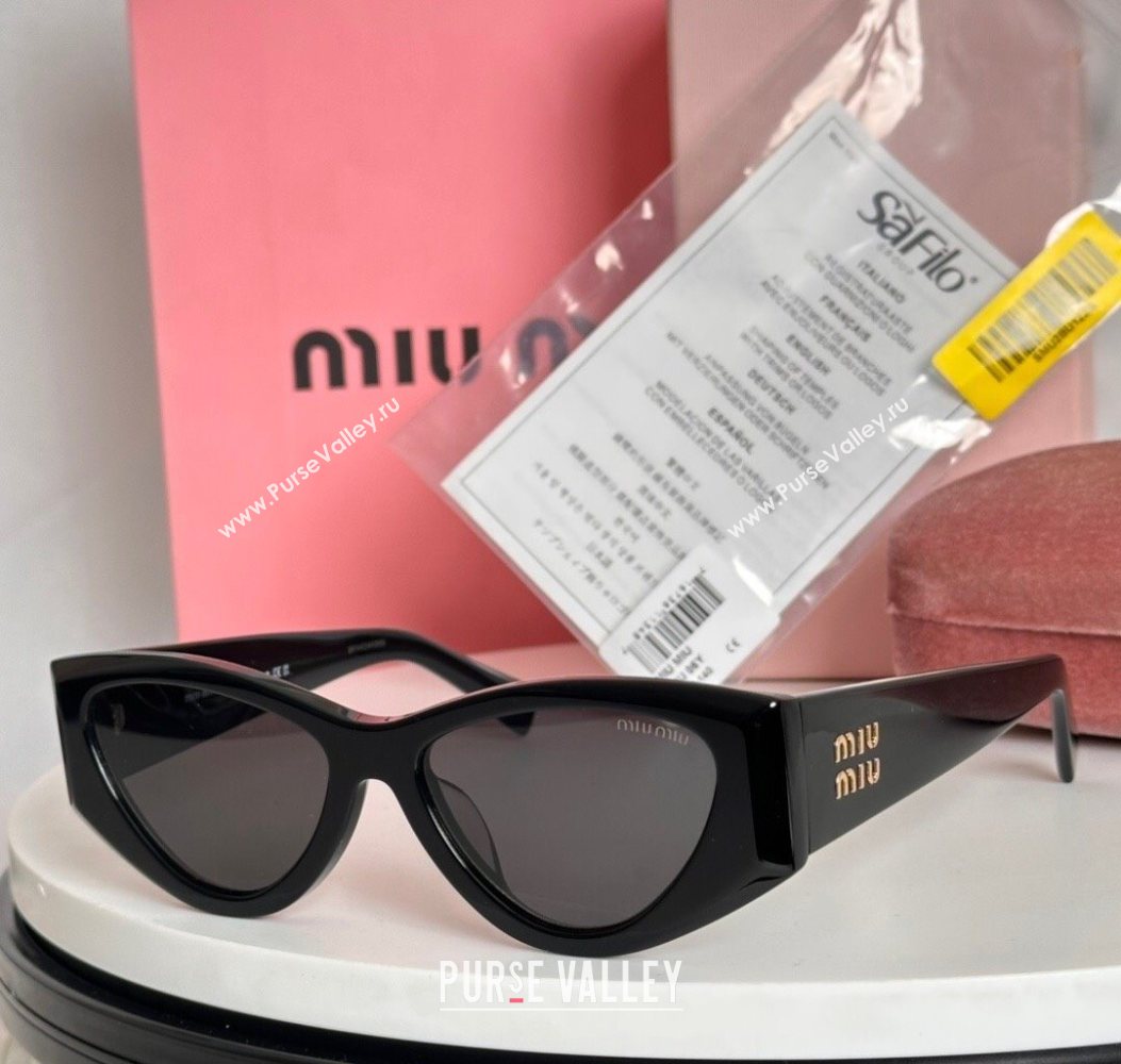 Miu Miu Sunglasses Black 2025 SMU06Y (SHI-251111059)