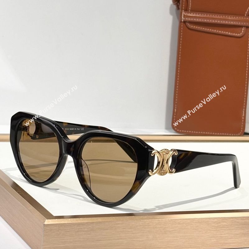 Celine Sunglasses Brown/Beige 2025 CL40523 (SHI-250321093)