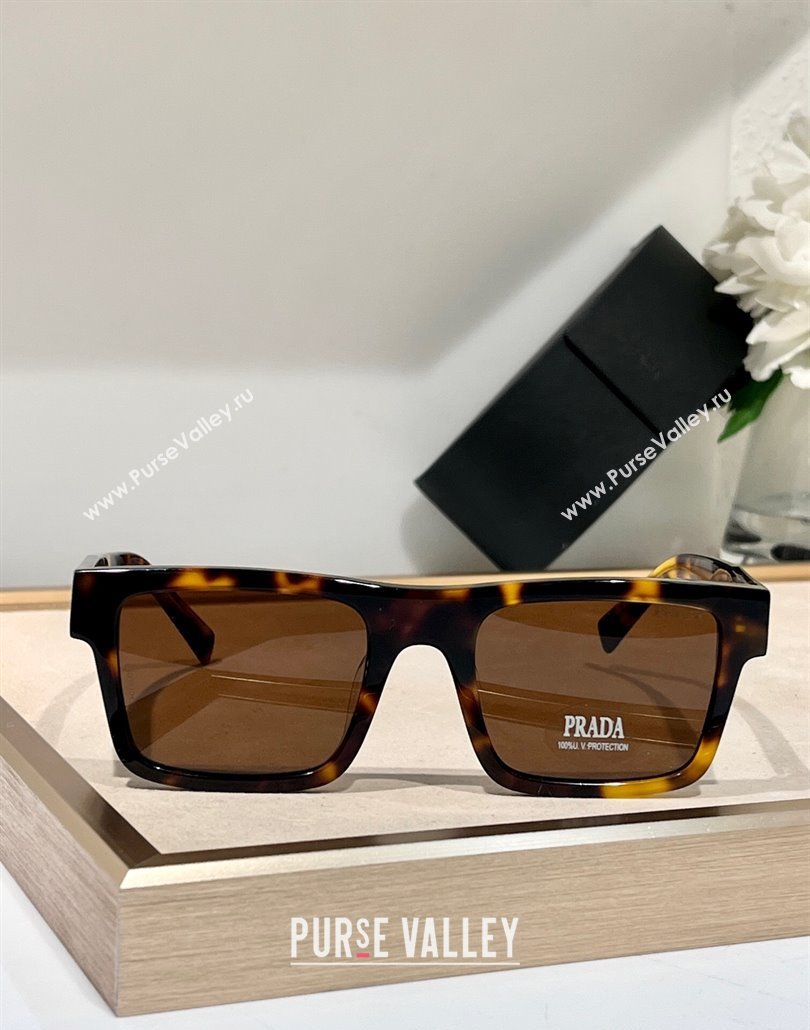 Prada Sunglasses Brown 2025 SPR19W (SHI-250322002)