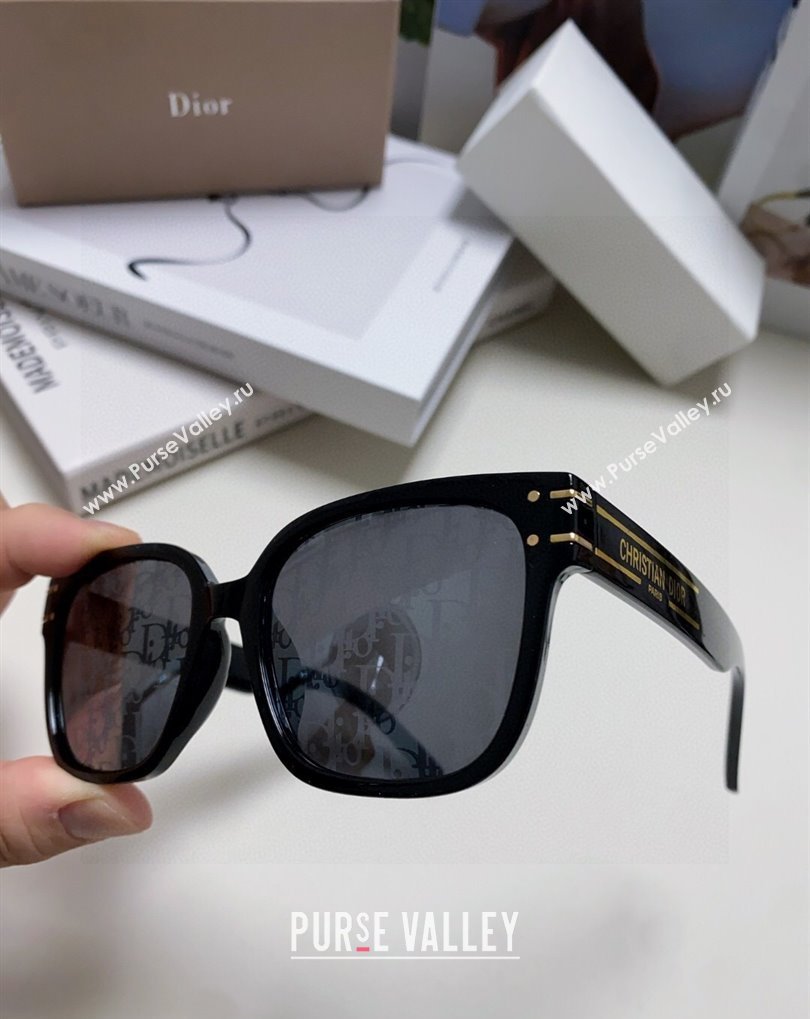 Dior Sunglasses Black 2025 Signature S7F (SHI-250508097)