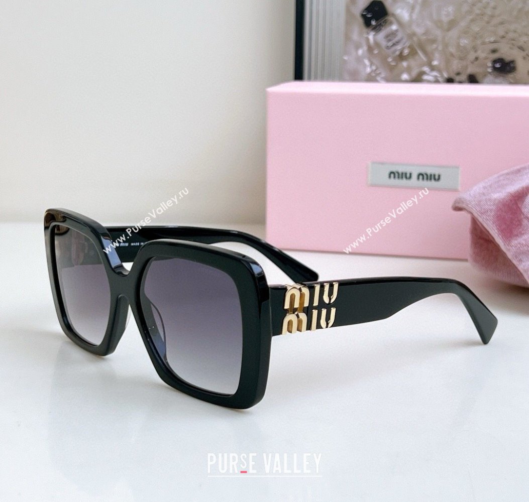 Miu Miu Sunglasses Black 2025 MU10YS (shi-250614044)