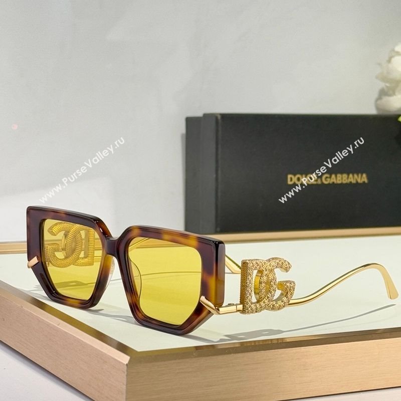 Dolce  Gabbana Sunglasses Brown/Yellow 2025 DG6663 (SHI-251231008)