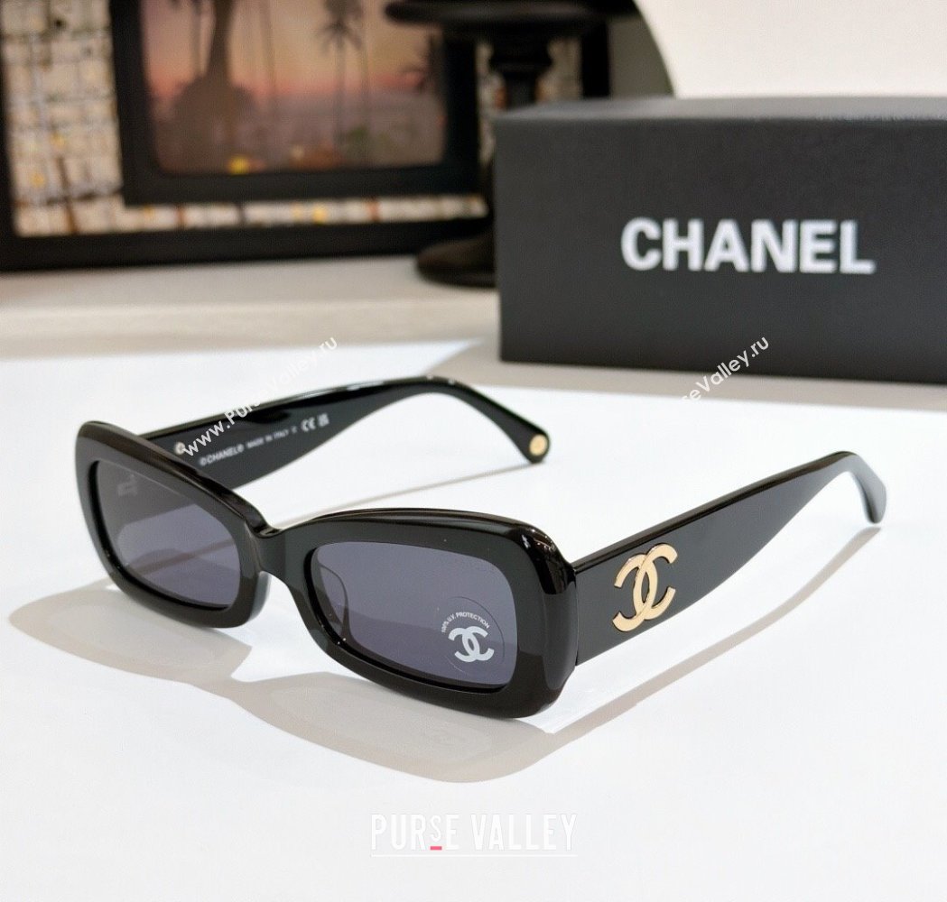 Chanel Sunglasses Black/Grey 2025 CH9184 (SHI-251231086)