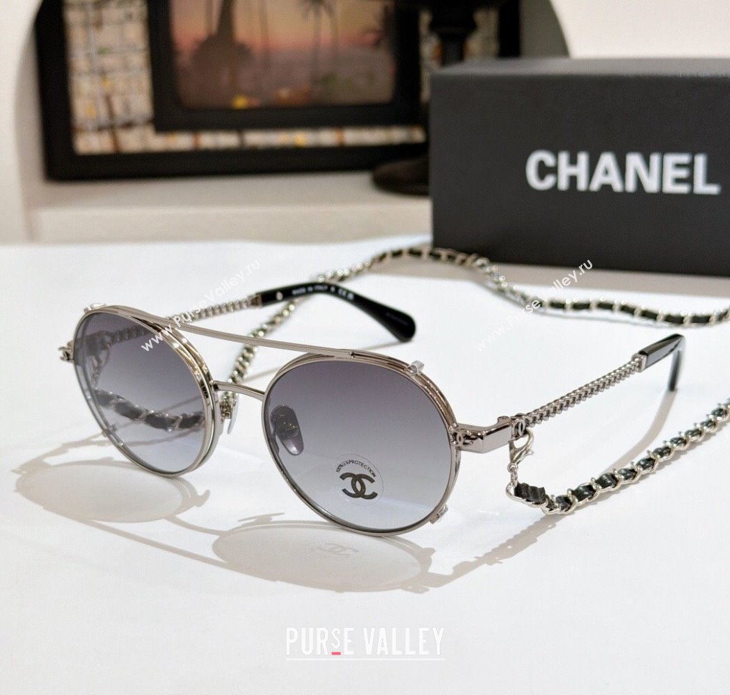 Chanel Sunglasses Grey/Silver 2025 CH4291 (SHI-251231077)