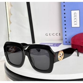 Gucci Sunglasses Black/Grey 2025 GG1022 (SHI-251231079)